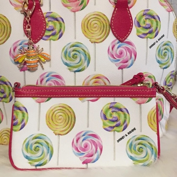 Bnwt Dooney and Bourke lollipop swirl satchel Set - Picture 5 of 8